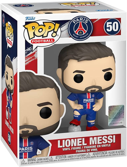 Funko Pop! Football: Paris Saint-Germain - Lionel Messi #50 Collectible Vinyl Figure