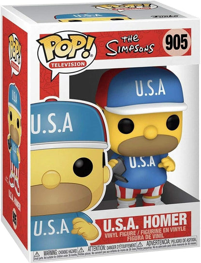 Funko Pop! Animation: Simpsons - USA Homer #905 Collectible Vinyl Figure