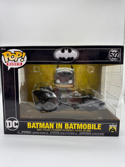 Funko Pop! Rides:  Batman in Batmobile #522  Collectible Vinyl Figure