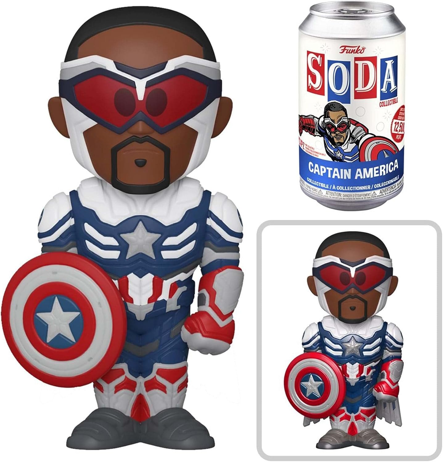 Funko Soda Avengers - Captain America (Sam Wilson) Vinyl Figure SEALED