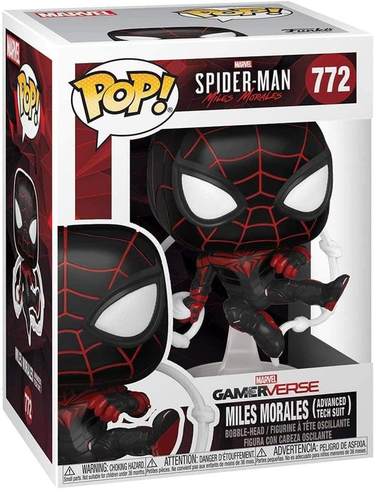 Funko Pop Spider-Man Game: Miles Morales (Advance Tech Suit) Figure