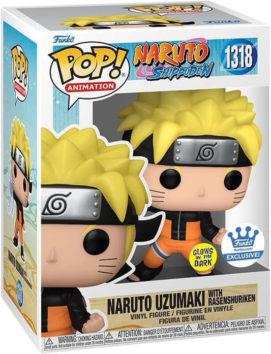 Funko Pop Naruto Shippuden: Naruto Uzumaki w/ Rasenshuriken Figure (Funko Shop Exclusive)