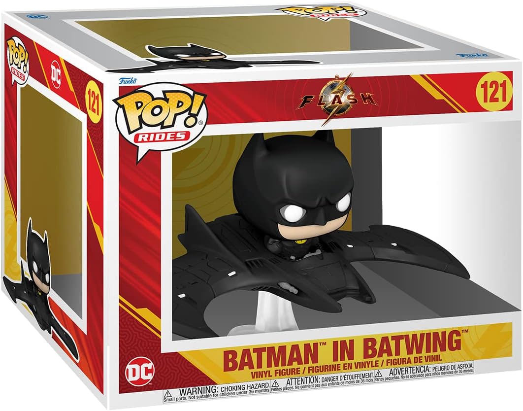 Funko Pop Ride Flash Movie: Batman w/ Batwing Figure