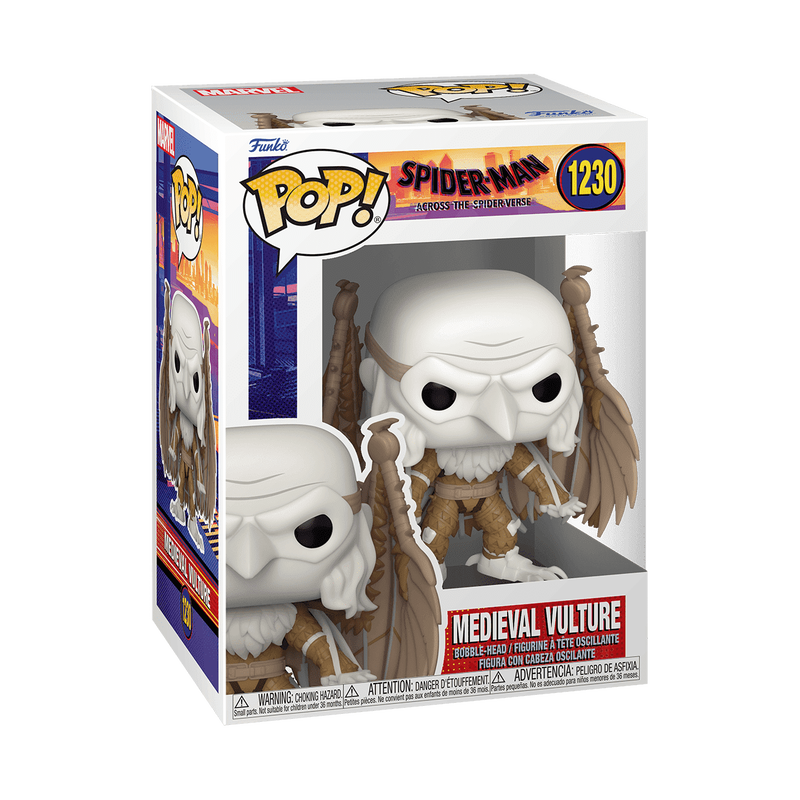 Funko Pop Spider-Man Across The Spider-Verse: Medieval Vulture Figure