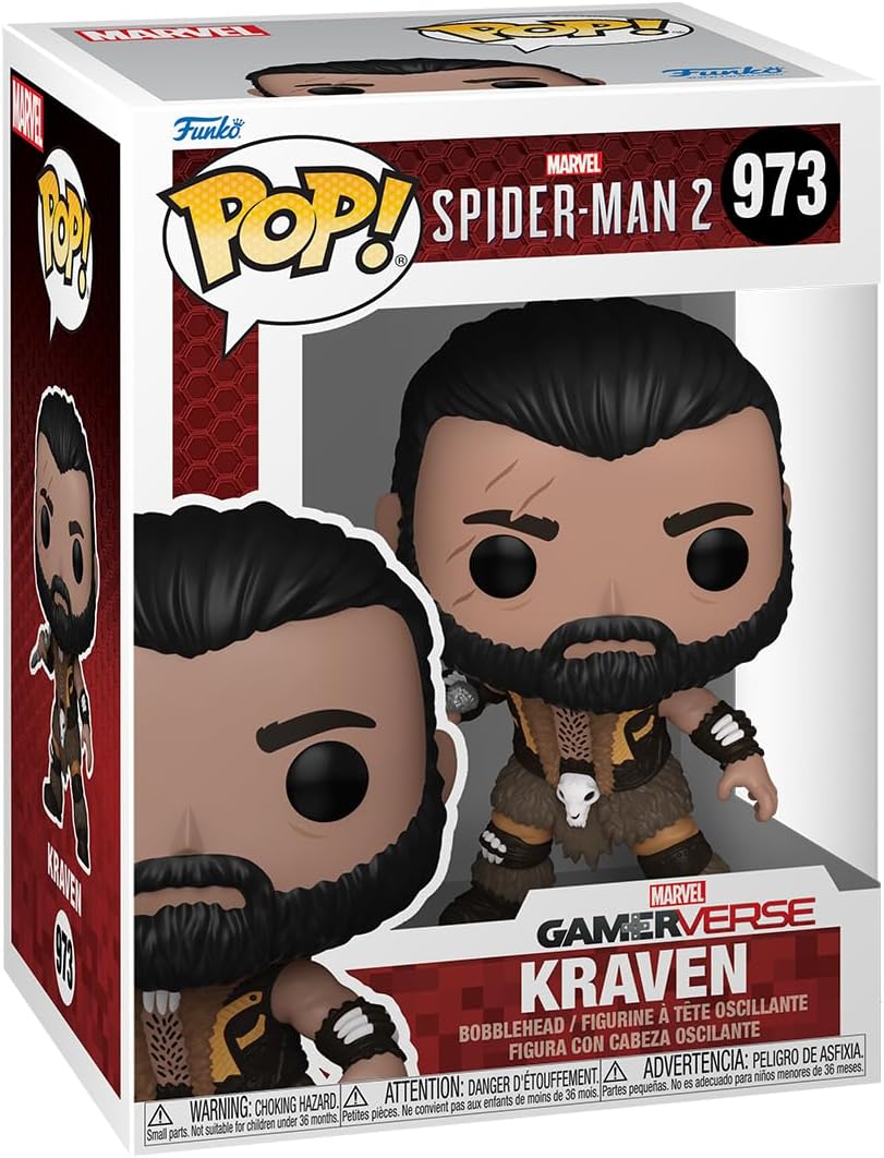 Funko Pop Spider-Man Game: Kraven Figure