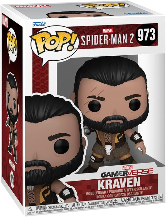Funko Pop Spider-Man Game: Kraven Figure