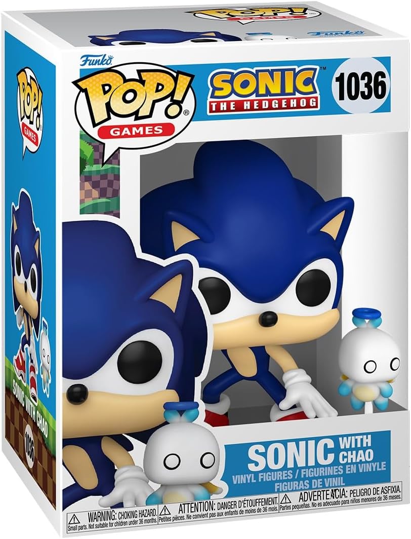 Funko Pop Sonic the Hedgehog - Sonic & Angel Chao Figure