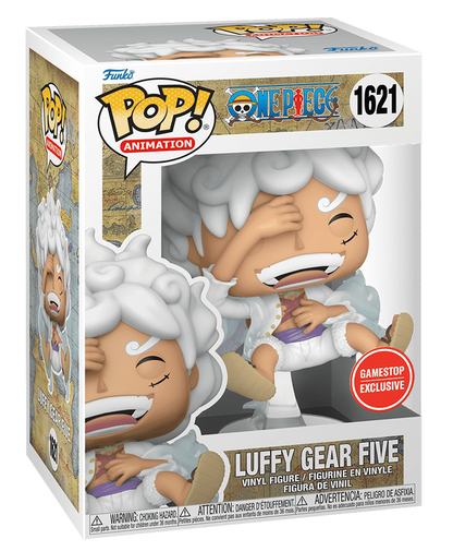 Funko Pop One Piece: Gear 5 Luffy (Laughing) Figure (Gamestop Exclusive)