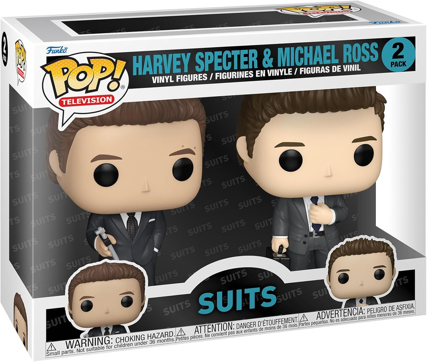Funko Pop Suits: Harvey Specter & Mike Ross Figure