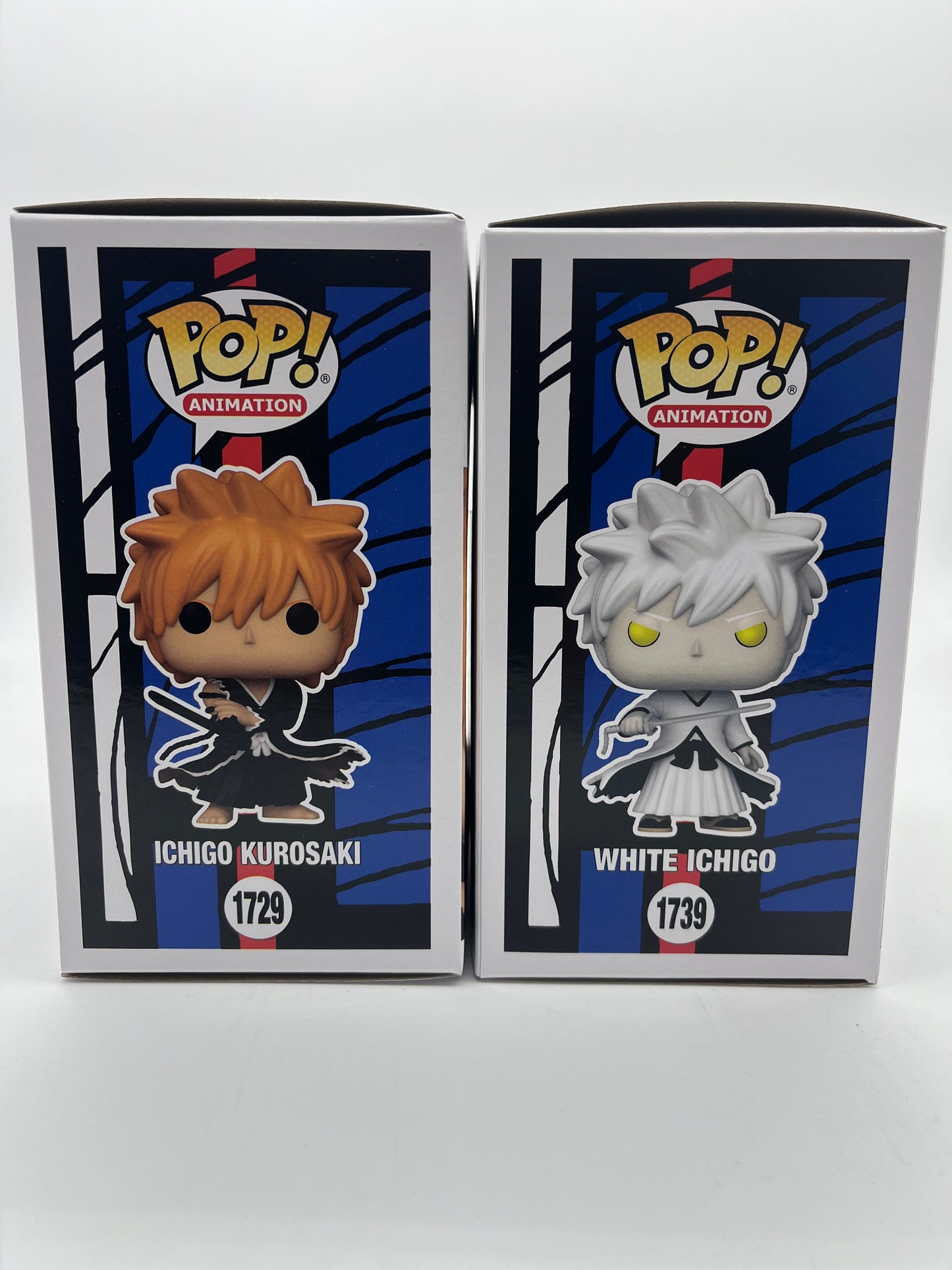 Funko Pop! Bleach Hollow Ichigo White #1739 + Ichigo Kurosaki (Dangai) #1729 (AAA Anime Exclusive) Collectible Vinyl Figure