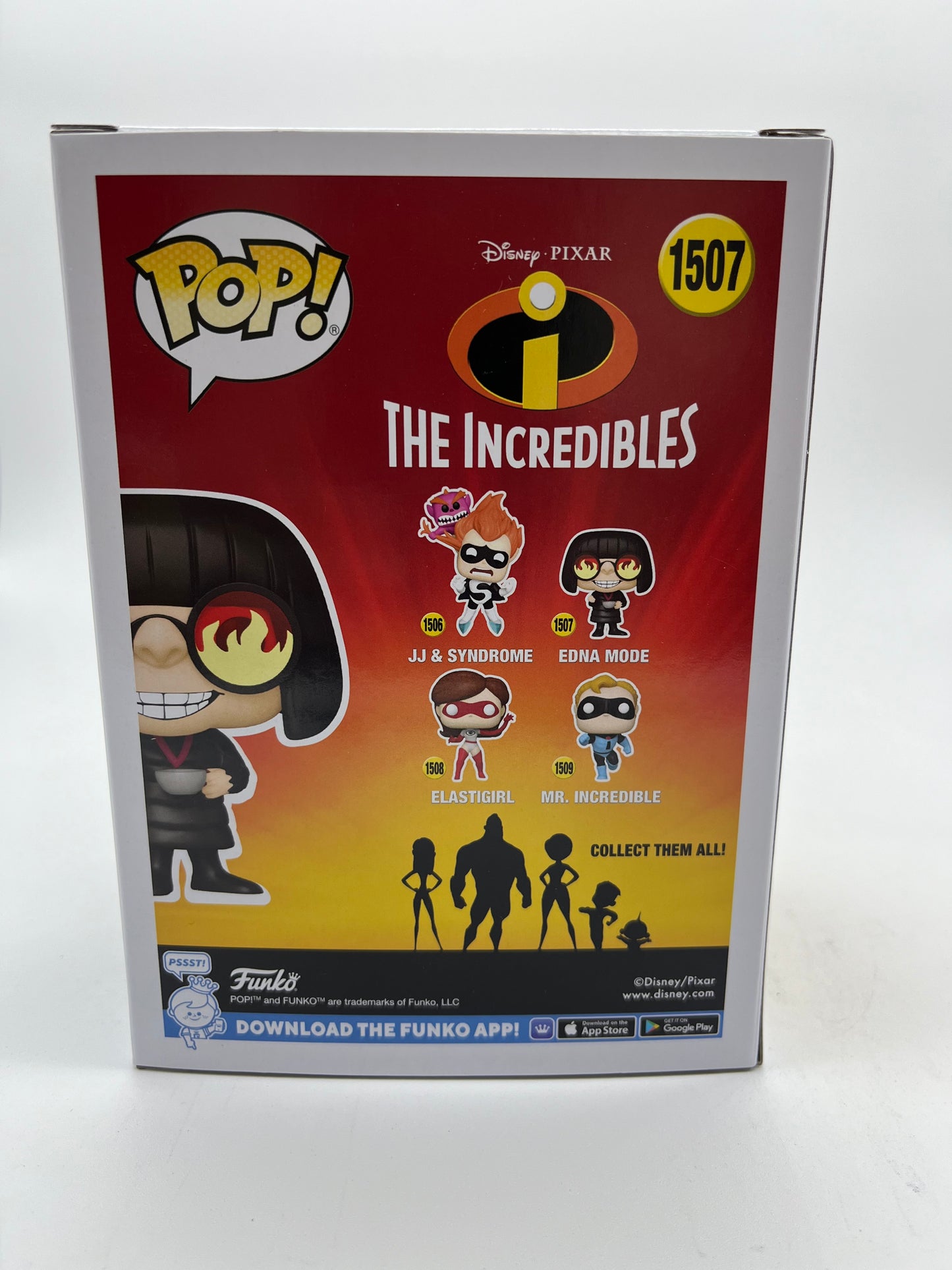 Funko Pop! The Incredibles -Edna Mode #1507 Disney Pixar Collectible Vinyl Figure