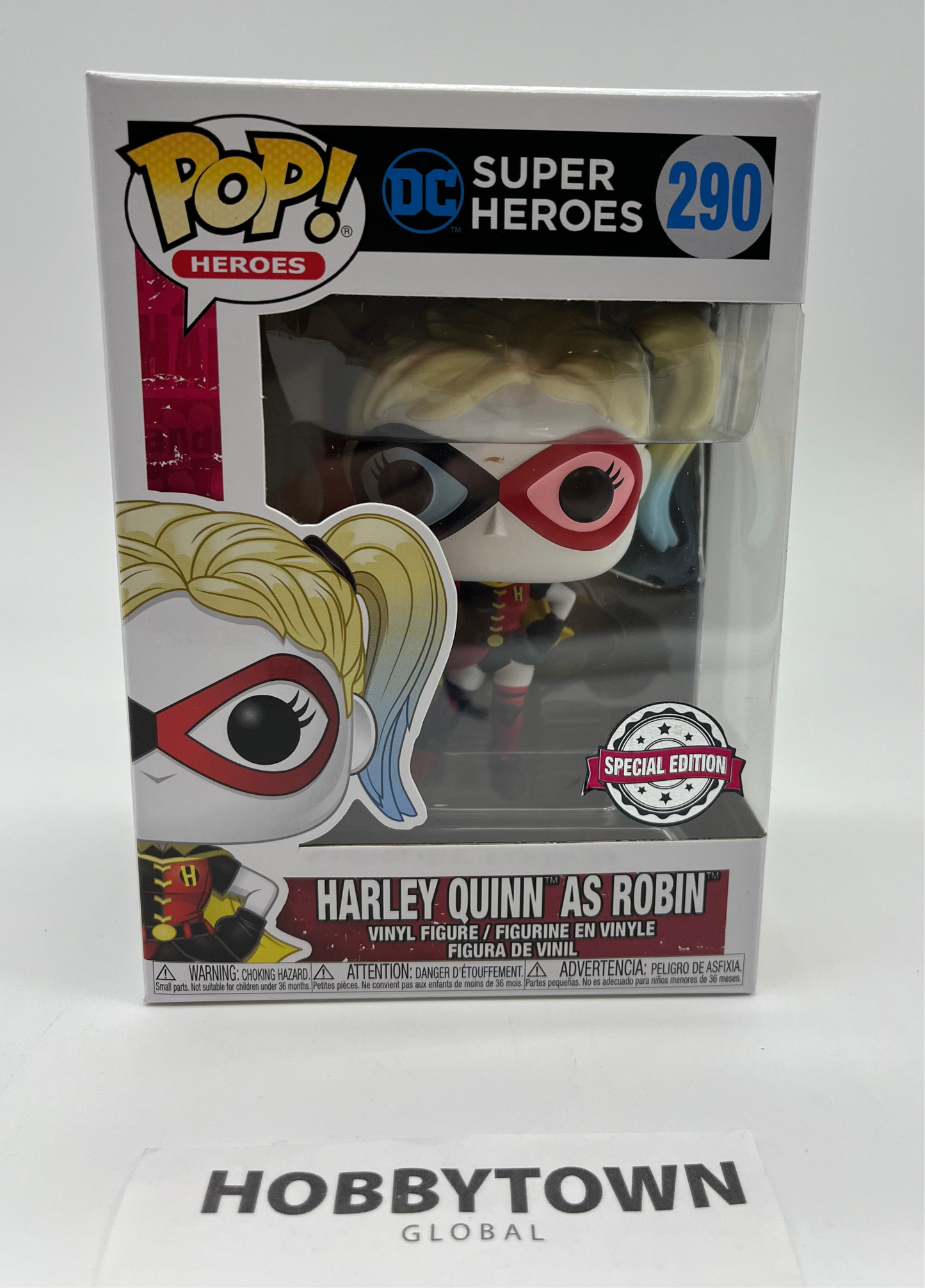 Funko Pop! DC Super Heroes: Harley Quinn as Robin #290 Collectible Vinyl Figure