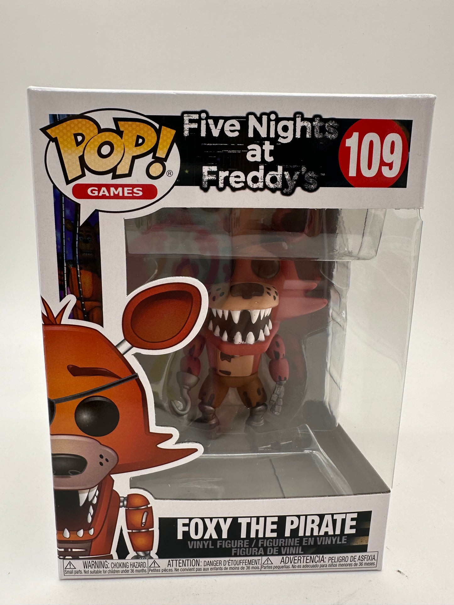 Funko Pop! Five Nights at Freddy's - Foxy the Pirate #109  FNAF Collectible Vinyl Figure