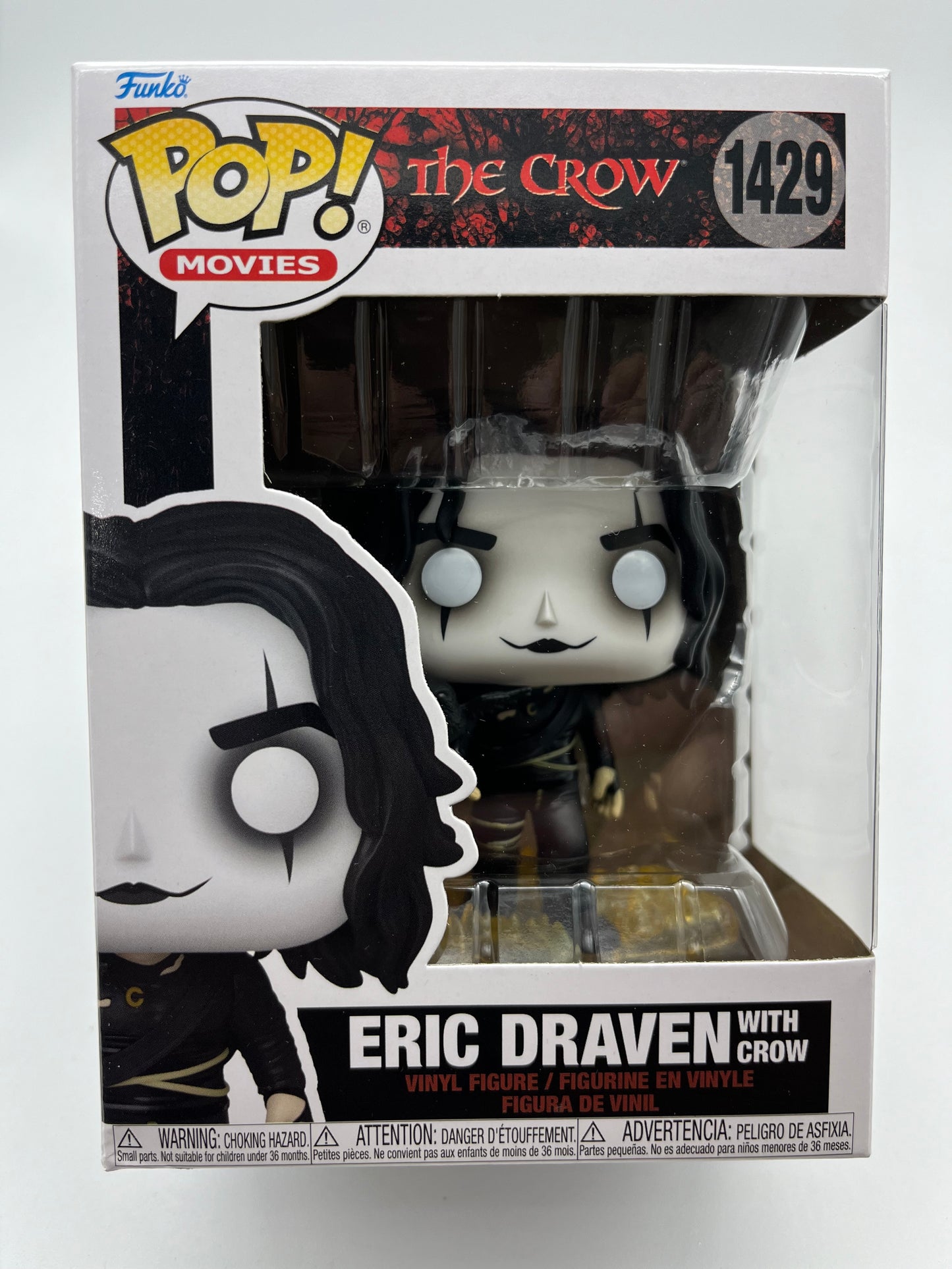 Funko Pop! Movies - The Crow - Eric Draven with Crow #1429 Collectible Vinyl Figure