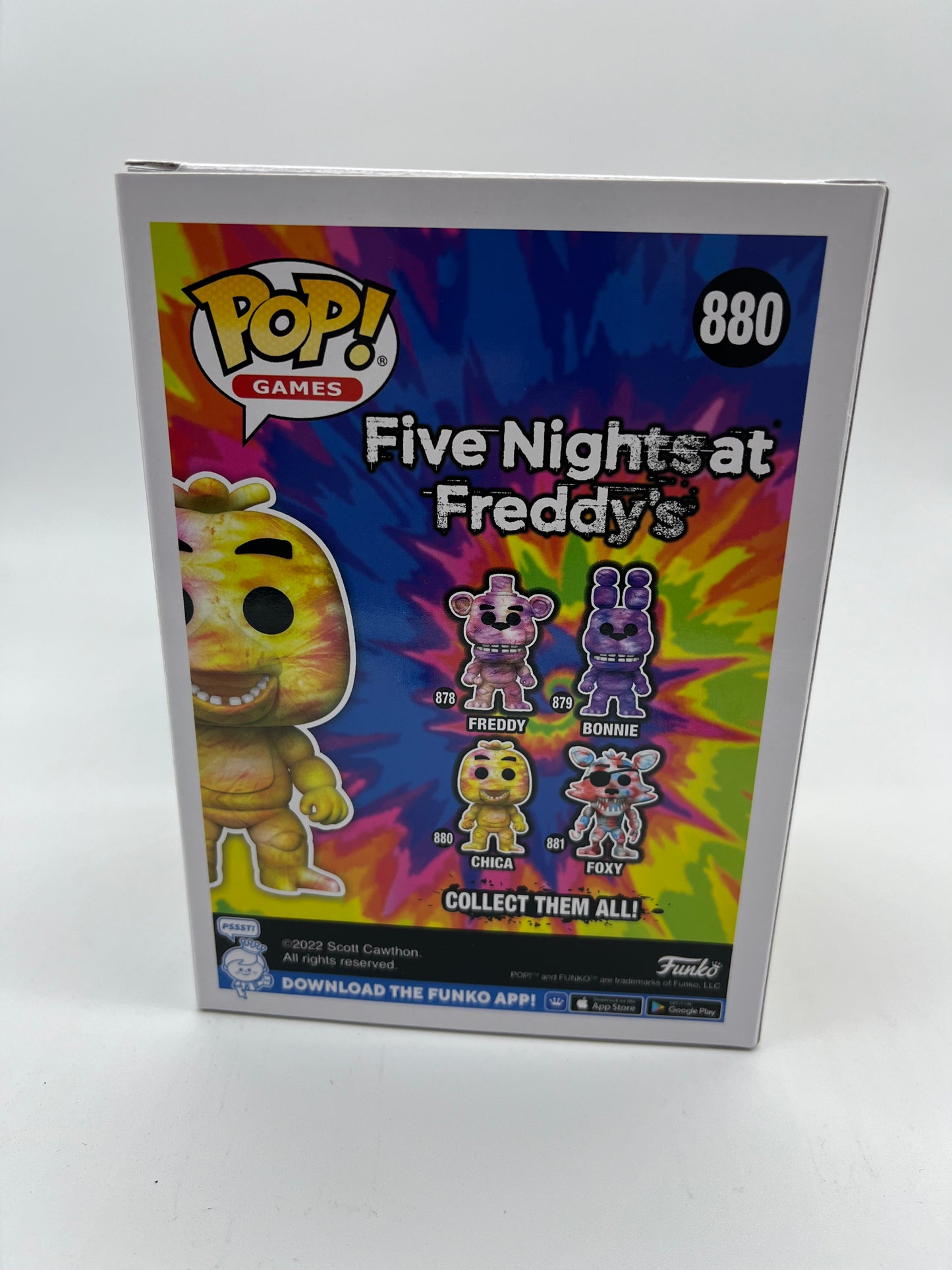 Funko Pop! Five Nights at Freddy's - Chica (Tie-Dye) #880 FNAF Collectible Vinyl Figure