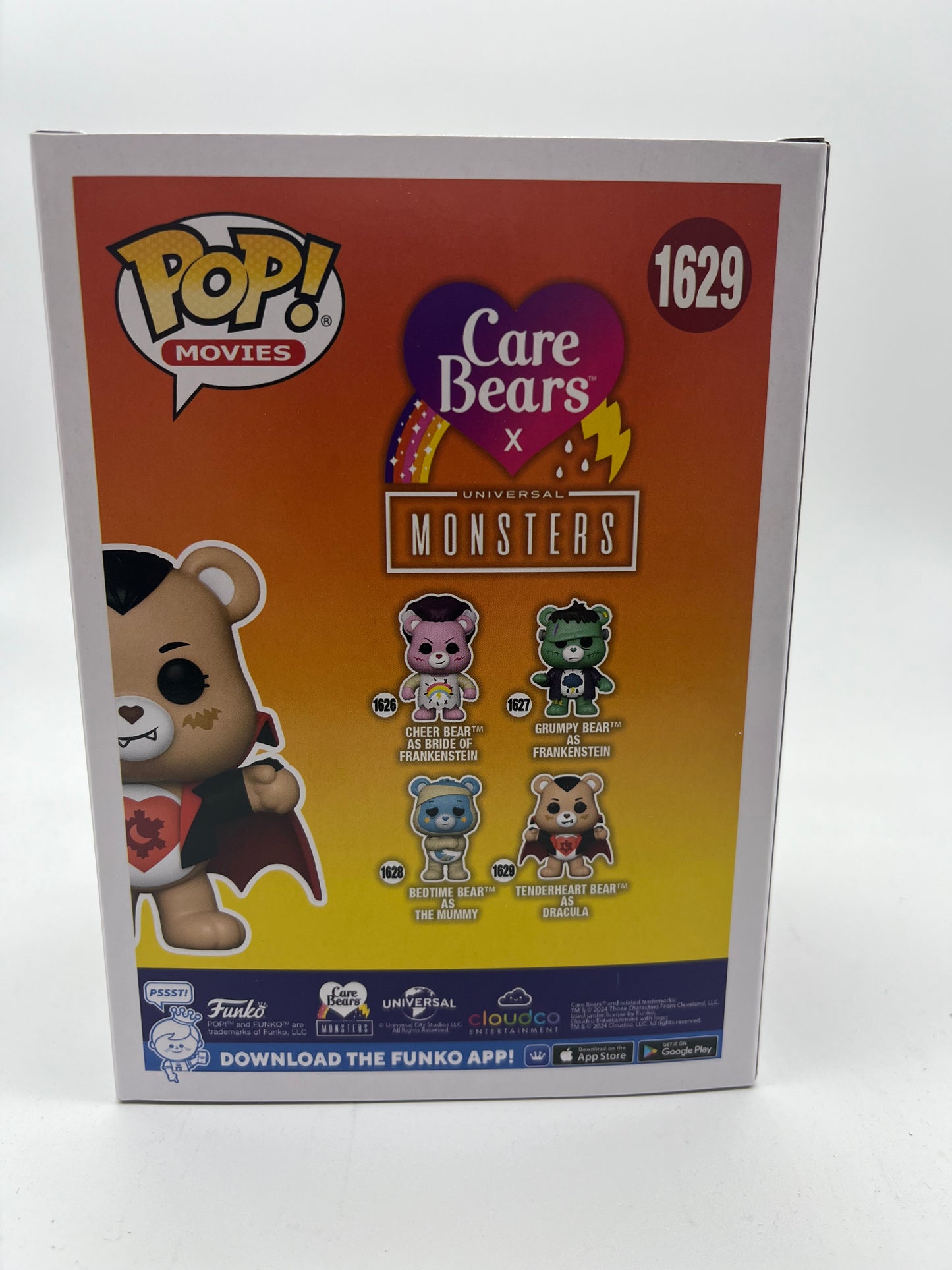 Funko Pop! Movies: Care Bears x Universal Monsters - Tenderheart Bear as Dracula #1629  Collectible Vinyl Figure