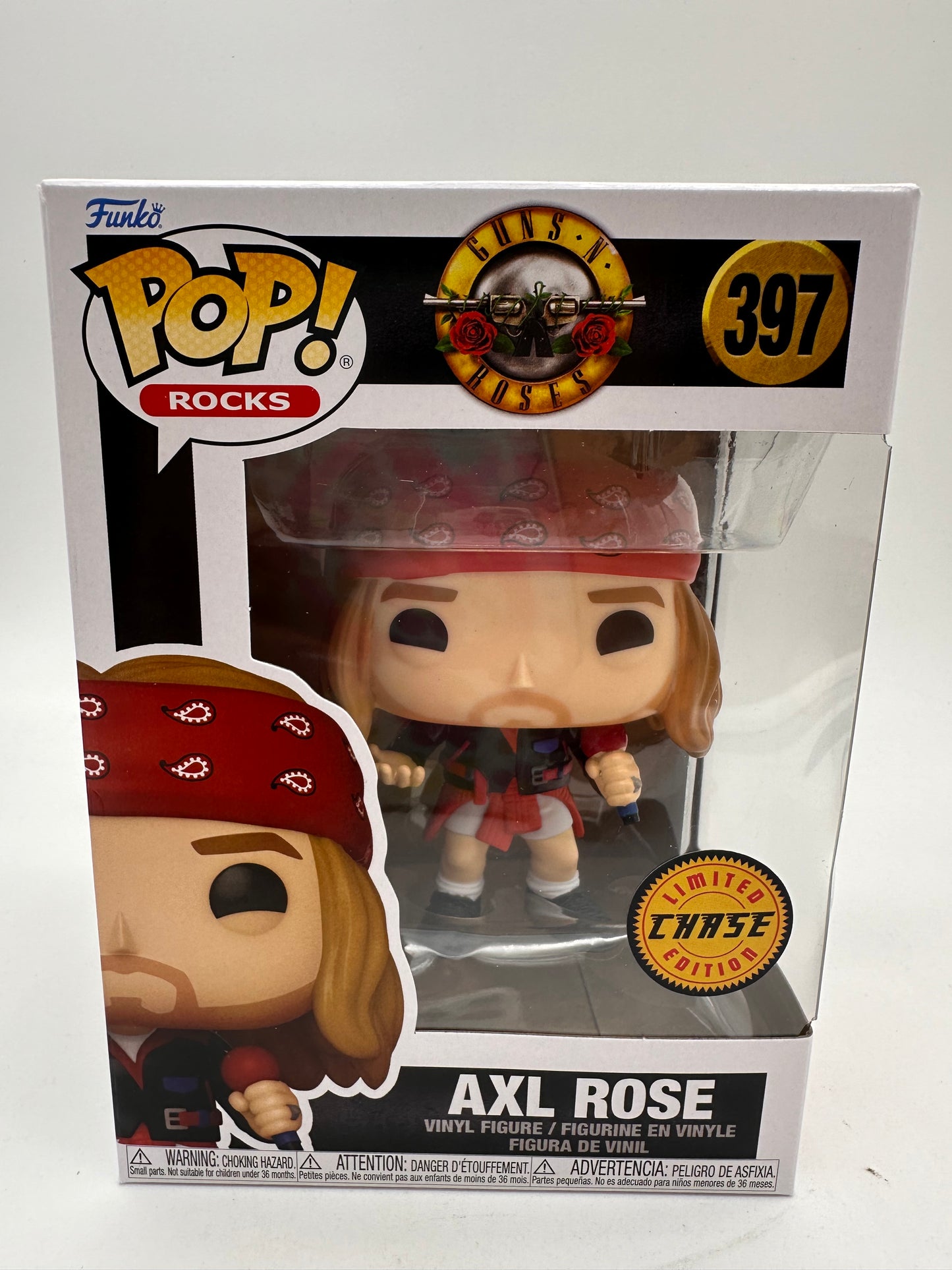 Funko POP! Rocks: Guns N' Roses- Axl Rose 'CHASE' #397 Collectible Vinyl Figure