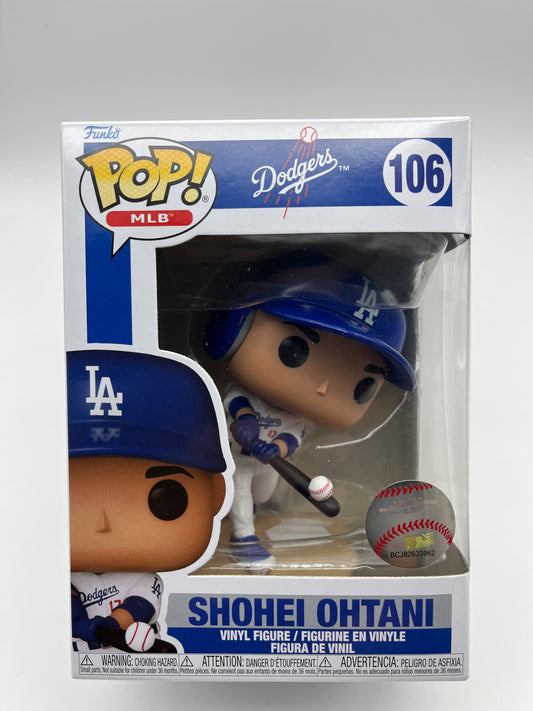 Funko Pop! MLB - LA Dodgers -Shohei Ohtani (Home White Jersey) #106 Collectible Vinyl Figure