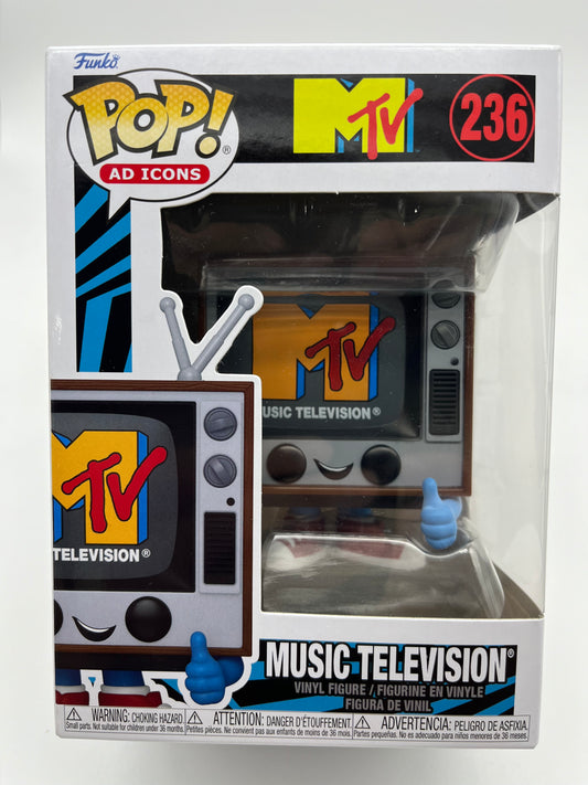 Funko Pop! Ad Icons - MTV Music Television Logo #236 Collectible Vinyl Figure