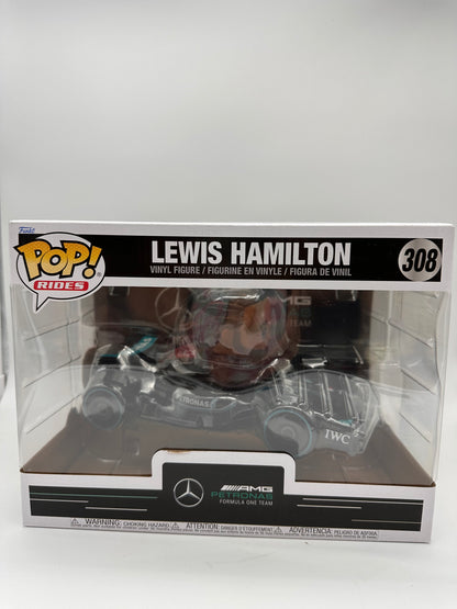 Funko Pop! Rides: Lewis Hamilton AMG Petronas Formula One Team #308 Collectible Vinyl Figure