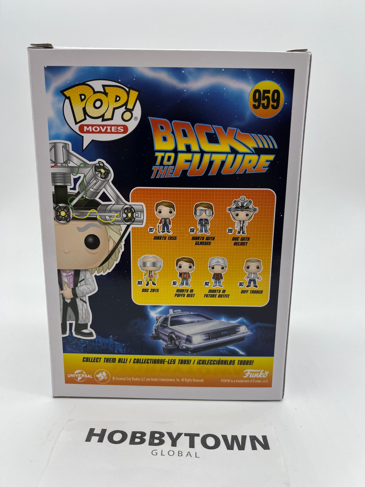 Funko Pop! Back to the Future - Doc with Helmet #959 Collectible Vinyl Figure