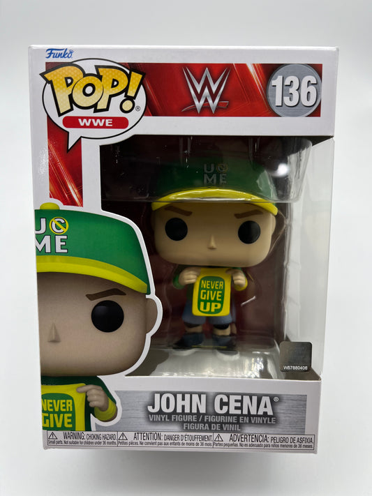 Funko Pop! WWE - John Cena (Never Give Up) #136 Collectible Vinyl Figure