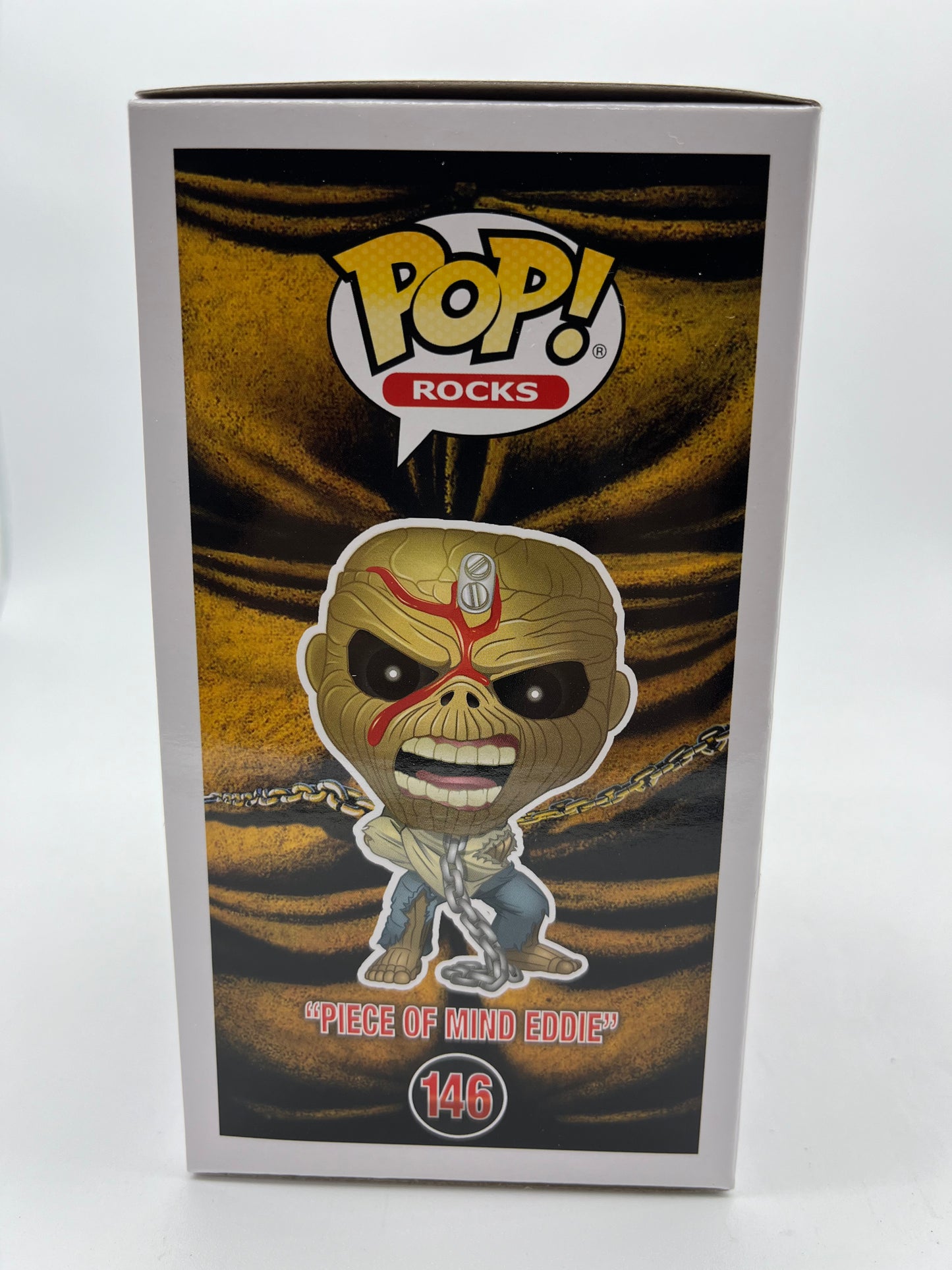 Funko Pop! Rocks: Iron Maiden- Piece of Mind Eddie #146 Collectible Vinyl Figure