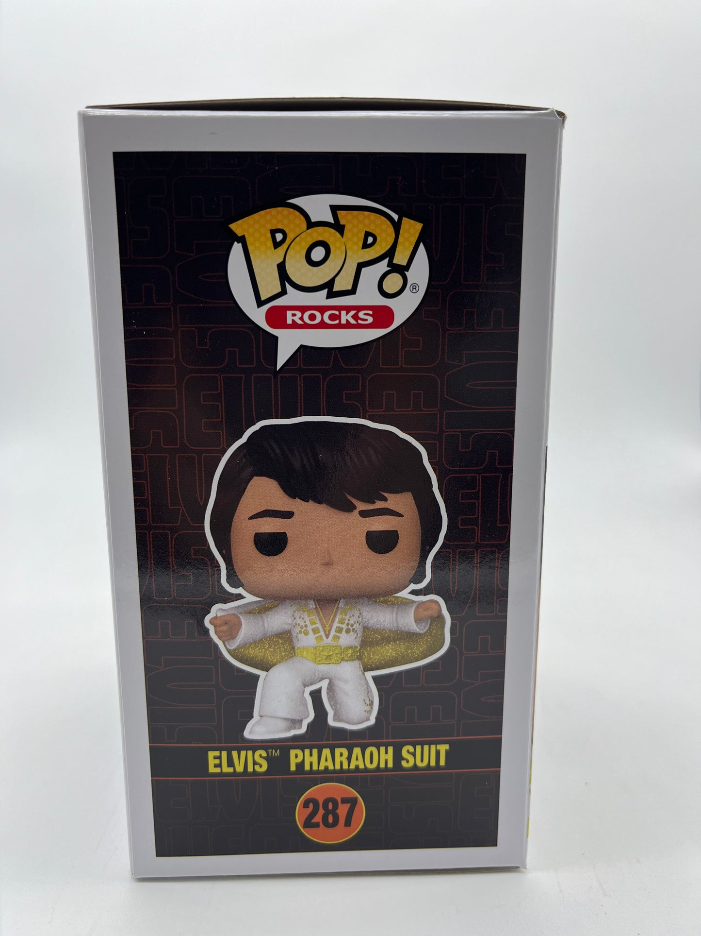 Funko Pop! Rocks: Elvis Presley Pharaoh Suit 'Diamond Collection' 'Amazon Exclusive'  #287 Collectible Vinyl Figure