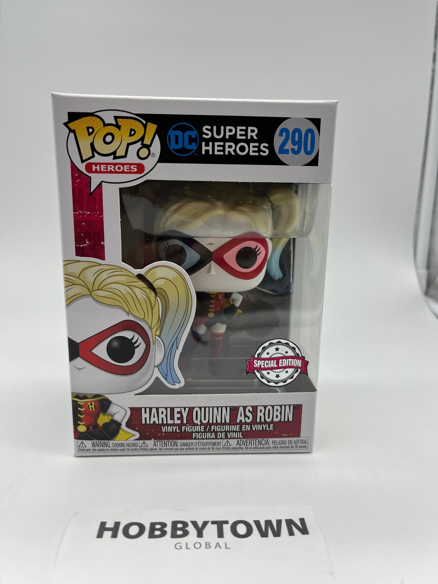 Funko Pop! DC Super Heroes: Harley Quinn as Robin #290 Collectible Vinyl Figure