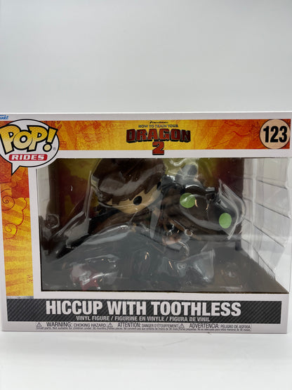 Funko Pop!  Rides: How to Train Your Dragon 2 - Hiccup & Toothless #123 Collectible Vinyl Figure