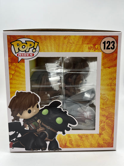 Funko Pop!  Rides: How to Train Your Dragon 2 - Hiccup & Toothless #123 Collectible Vinyl Figure