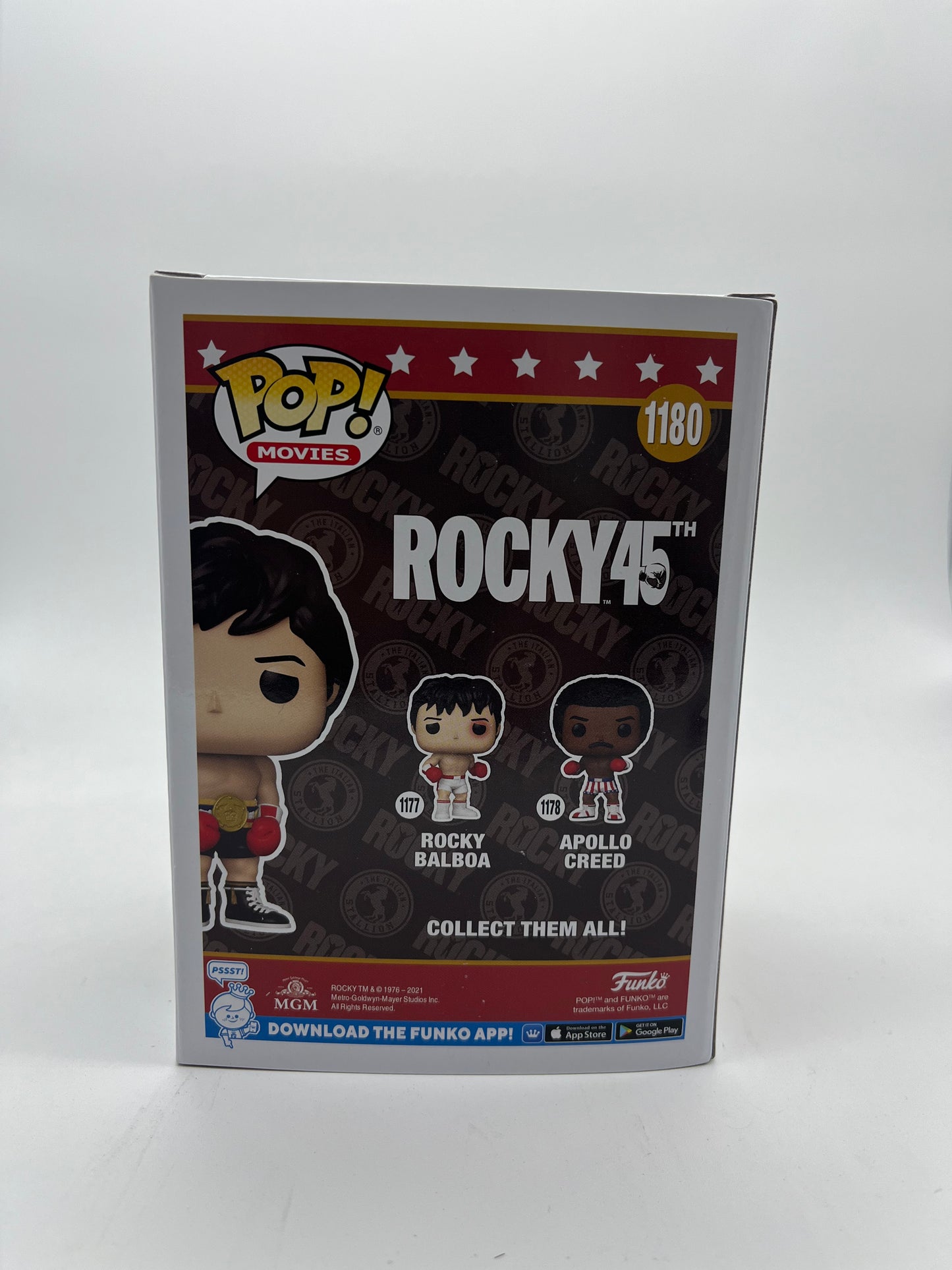 Funko Pop! Movies: Rocky 45th Anniversary - Rocky Balboa with Gold Belt Specialty Series #1170  Collectible Vinyl Figure