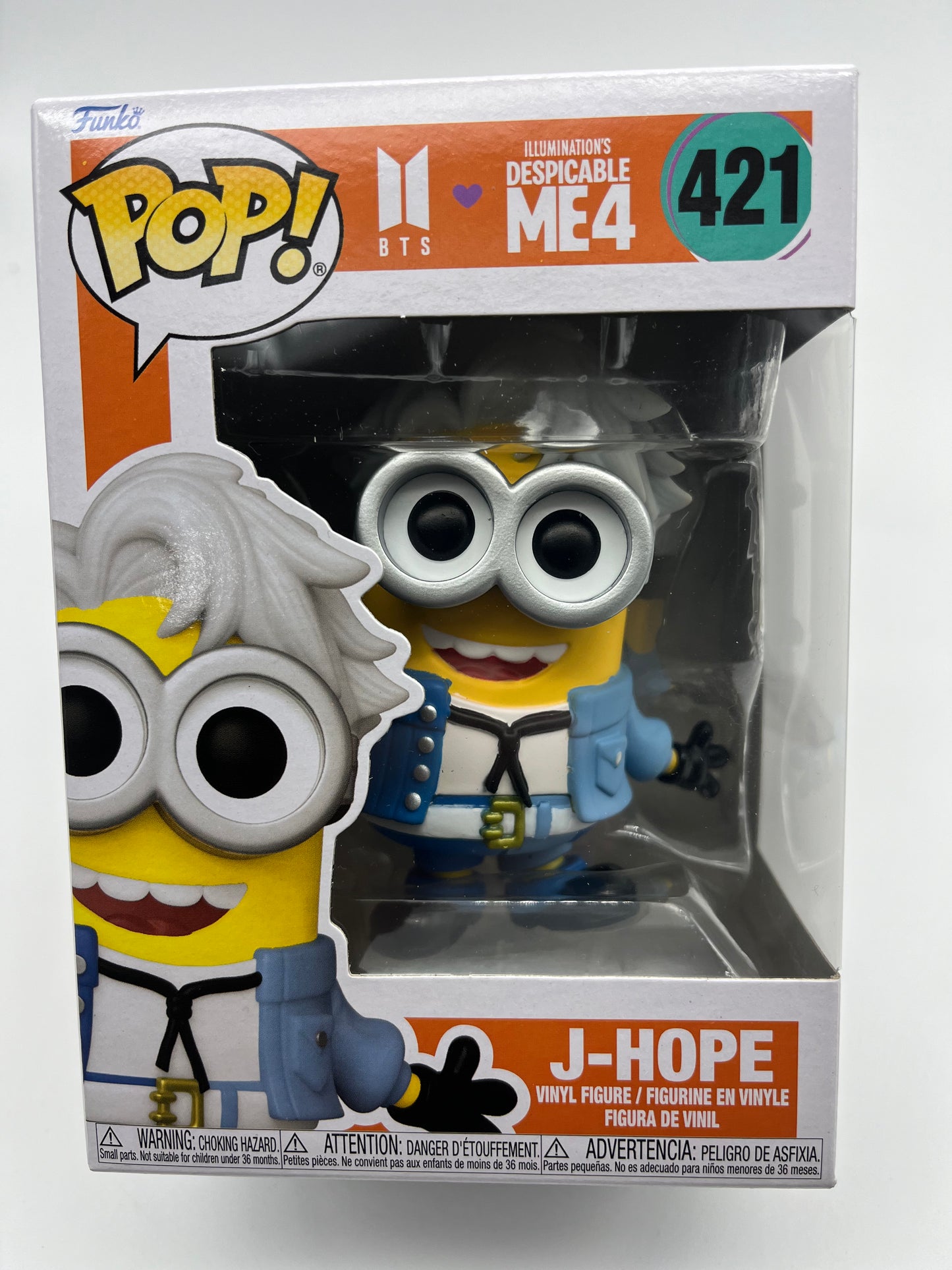 Funko Pop! BTS X Despicable Me 4 Minions: J-Hope #421 Collectible Vinyl Figure