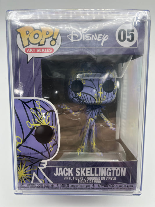 Funko Pop! Disney Art Series: Jack Skellington #05 with Hard Stack Collectible Vinyl Figure