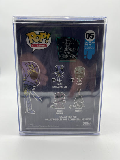 Funko Pop! Disney Art Series: Jack Skellington #05 with Hard Stack Collectible Vinyl Figure