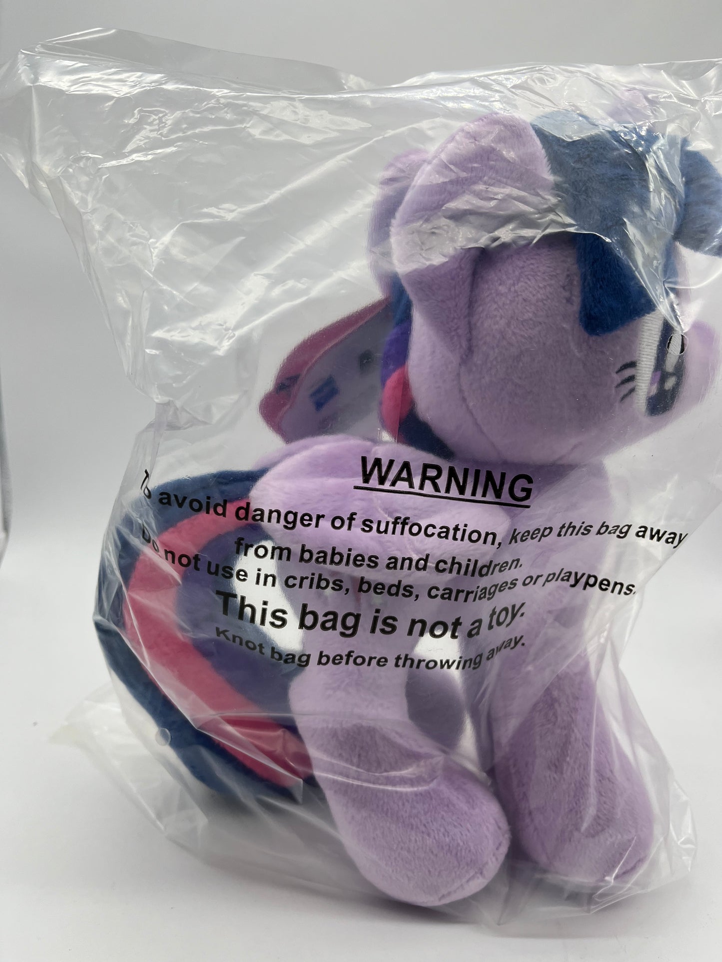 4th Dimension 4DE My Little Pony Sparkle 11" Plush POLYBAGGED w/ TAGS