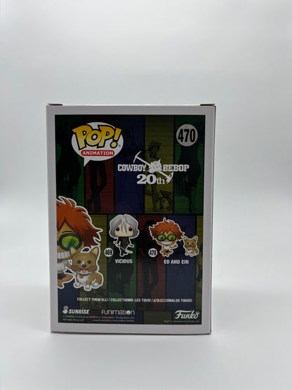 Funko Pop! Animation: Cowboy Bebop 20th - Edward & EIN #470 Vinyl Figures