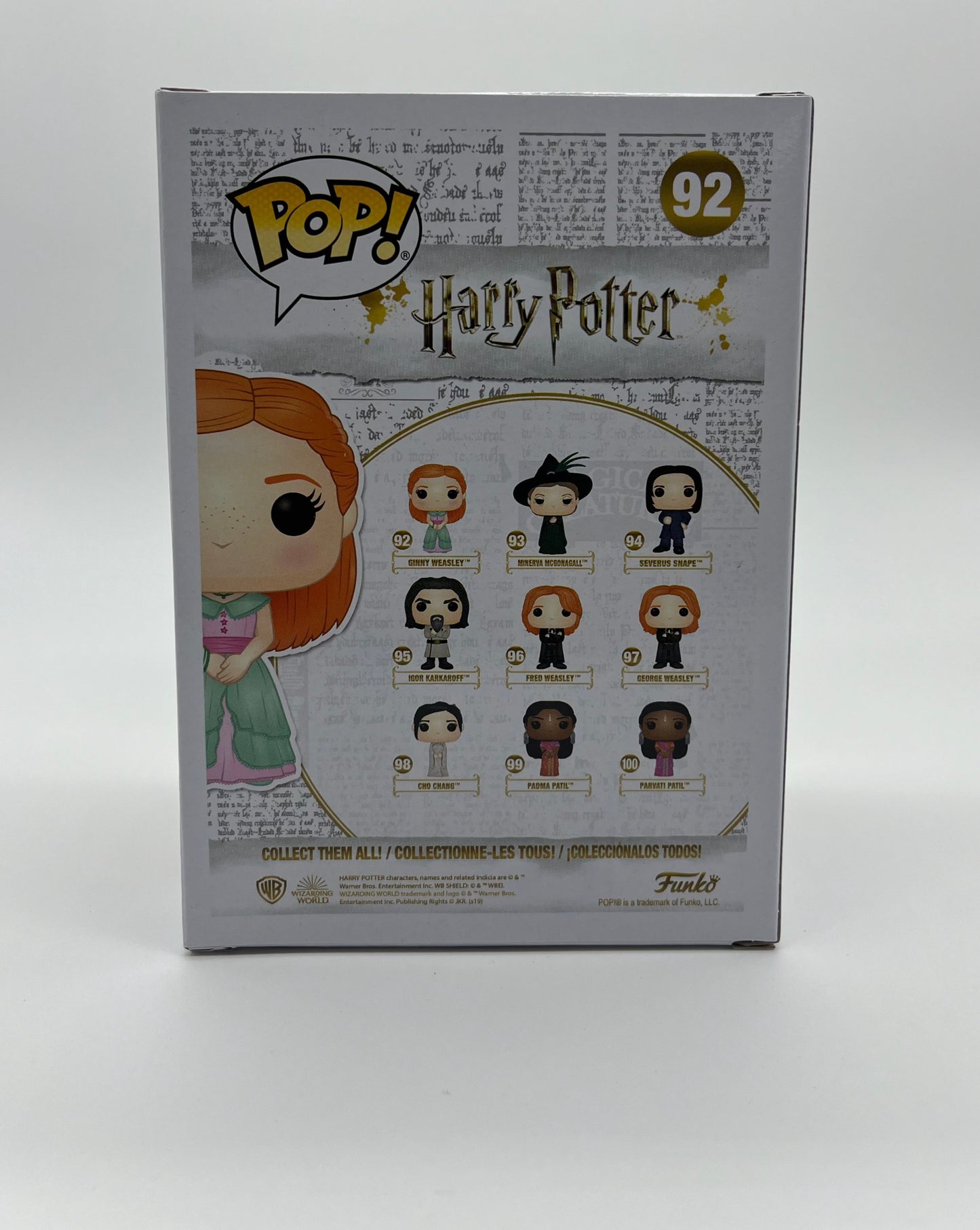 Funko POP! Harry Potter - Ginny Weasley #92 - (Yule Ball) - Wizarding World of Harry Potter Collectible Vinyl Figure