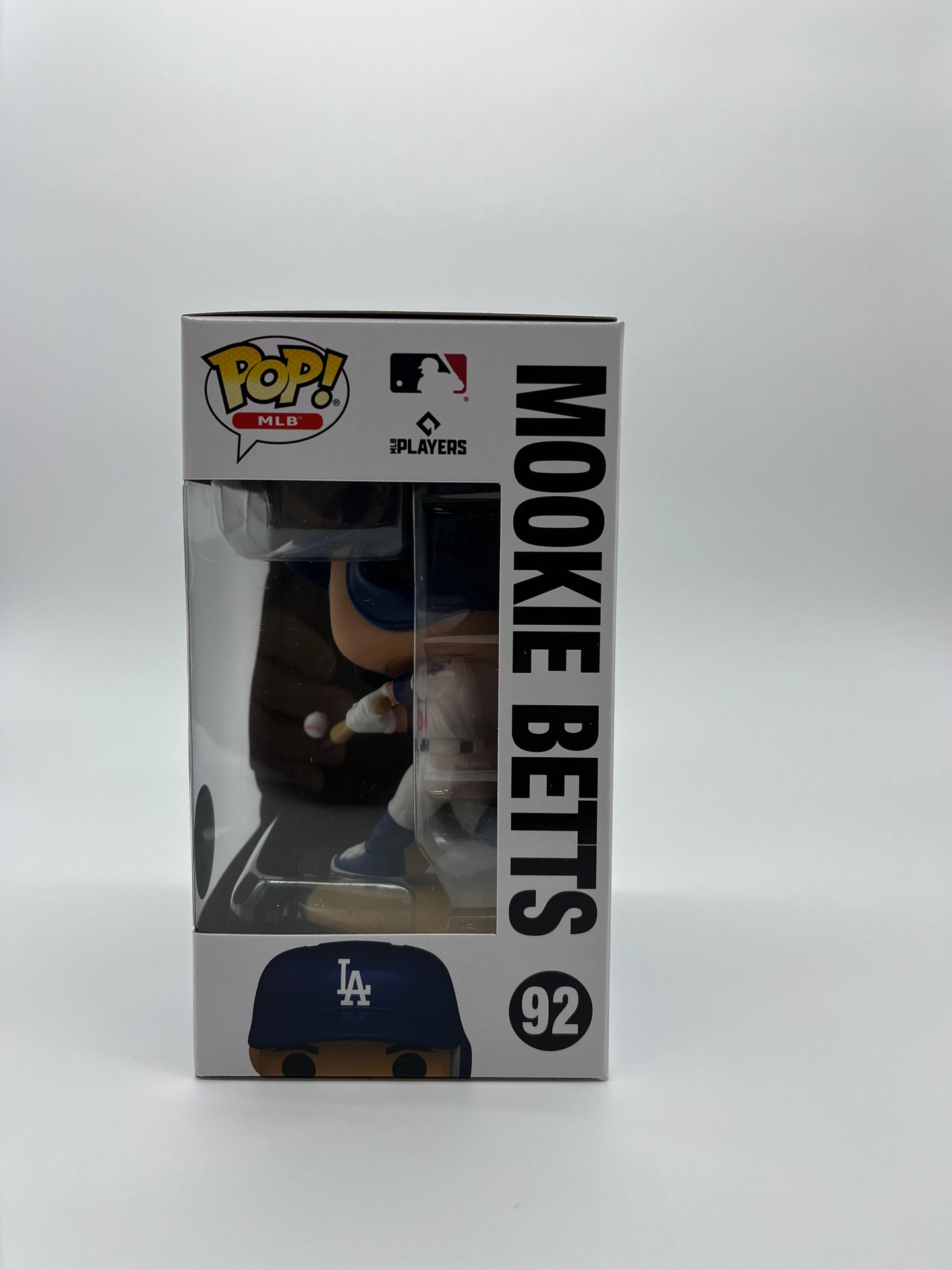 Funko Pop! MLB:  Mookie Betts #92 Los Angeles Dodgers White Jersey Vinyl Figure