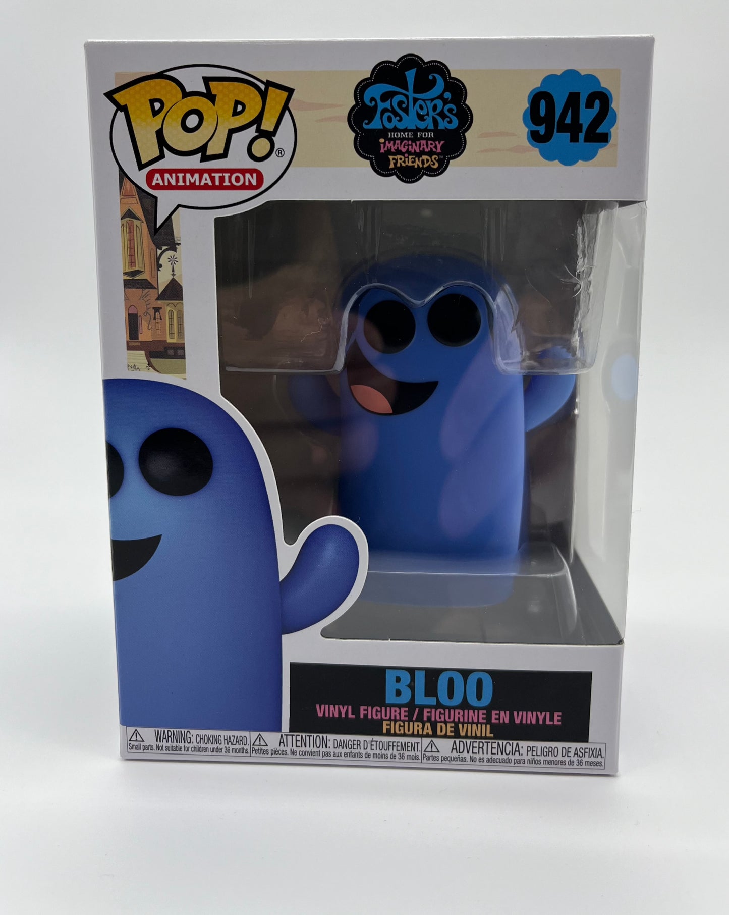 Funko Pop! Animation: Fosters Home for Imaginary Friends - Bloo #942  Collectible Vinyl Figure