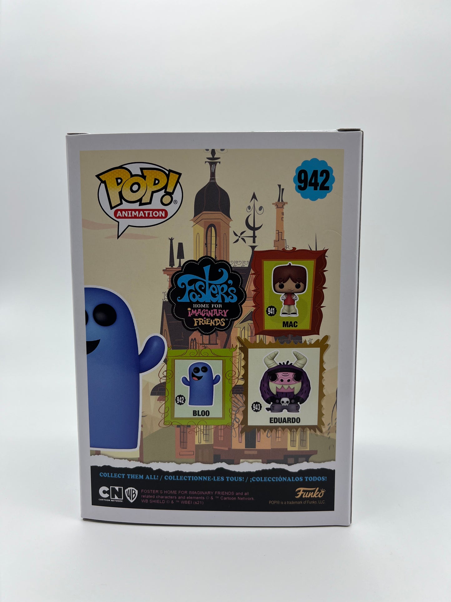 Funko Pop! Animation: Fosters Home for Imaginary Friends - Bloo #942  Collectible Vinyl Figure