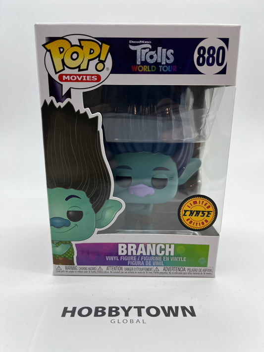 Funko Pop! Movies: Trolls World Tour - Branch 'Chase' #860 Special Edition Collectible Vinyl Figure