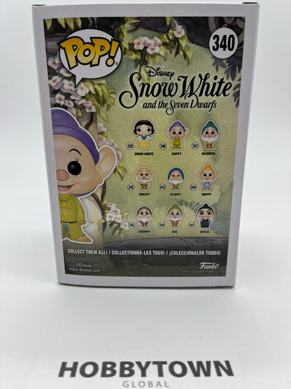 Funko Pop! Disney: Snow White - Dopey 'CHASE' #340 Limited Edition Collectible Vinyl Figure