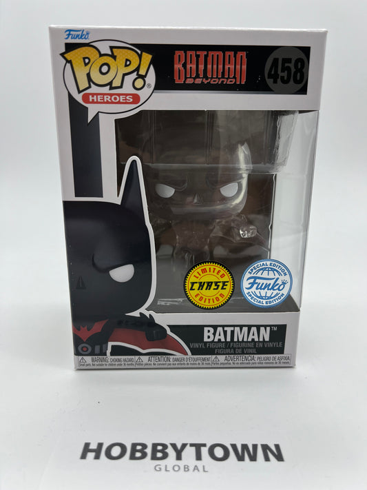 Funko Pop! Batman Beyond Transparent 'CHASE' #458 Limited Edition Collectible Vinyl Figure