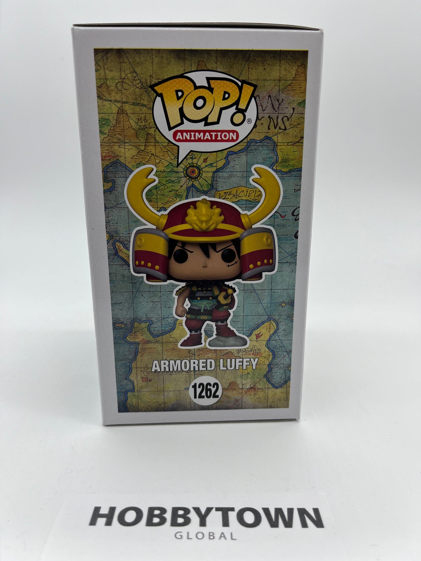 Funko Pop! Animation: One Piece - Armored Luffy 'CHASE' (Funko Shop Exclusive) #1262 Collectible Vinyl Figure