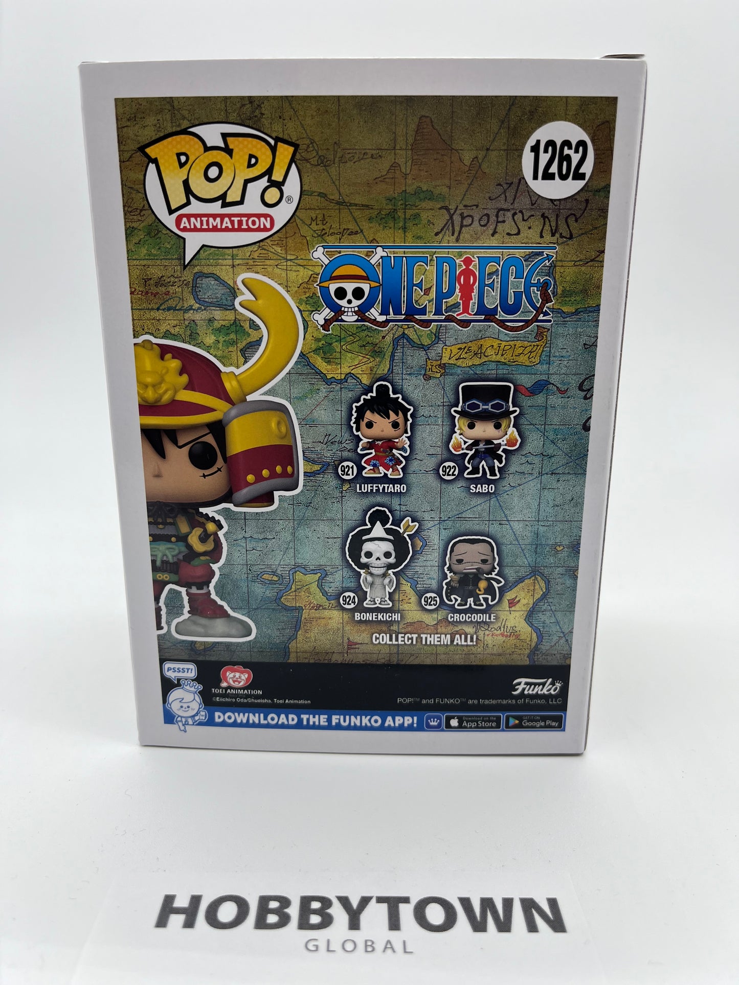 Funko Pop! Animation: One Piece - Armored Luffy 'CHASE' (Funko Shop Exclusive) #1262 Collectible Vinyl Figure