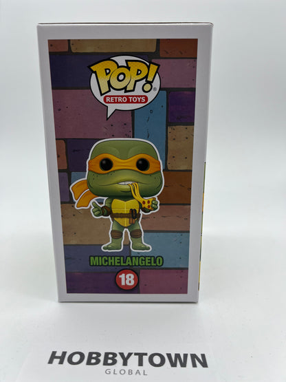 Funko Pop! Retro Toys: Teenage Mutant Ninja Turtles - Michelangelo #18 Collectible Vinyl Figure