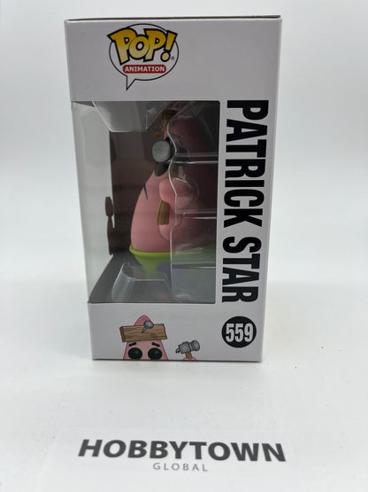 Funko Pop! Animation: Spongebob Squarepants - Patrick with Board #559 Collectible Vinyl Figure