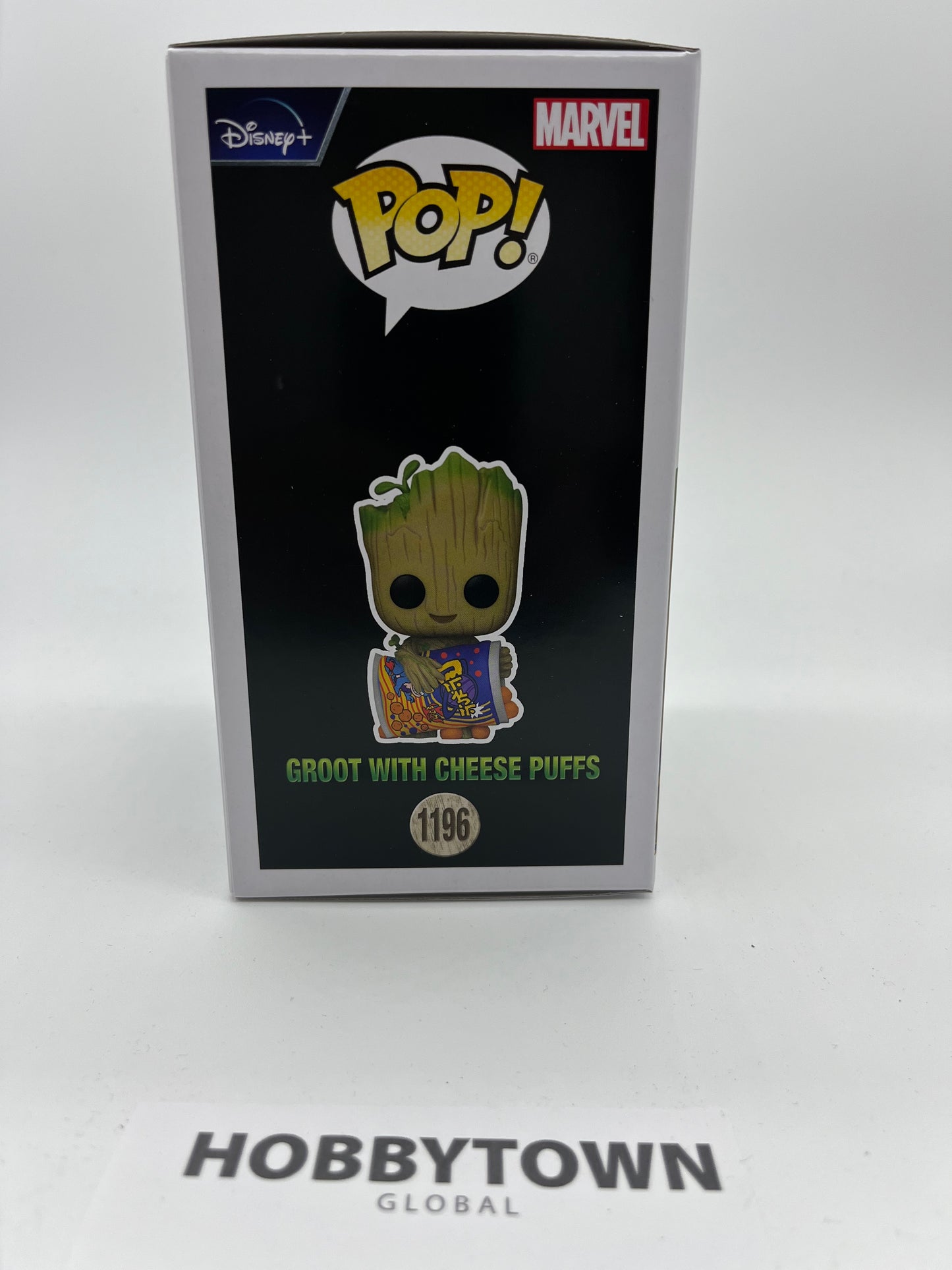 Funko Pop! Marvel: I Am Groot, Groot with Cheese Puffs #1196 Collectible Vinyl Figure