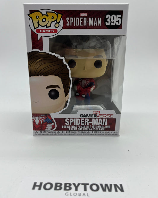 Funko Pop Marvel Games: Spider-Man Gamerverse - Unmasked #395 Collectible Vinyl Figure